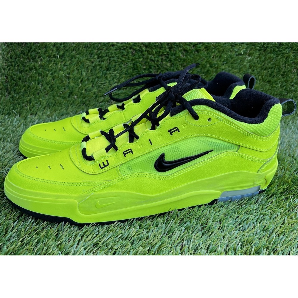 Nike Shoes Men Size 14 SB Air Max Ishod Wair 'Tennis Ball' (IB6212-701)